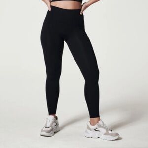 SPANX Sz XL Booty Boost  Smooth Comfort Waist Ankle Length Leggings